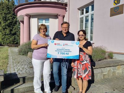 AGEL Transfúzní služba pomohla Dětskému centru Ostrůvek